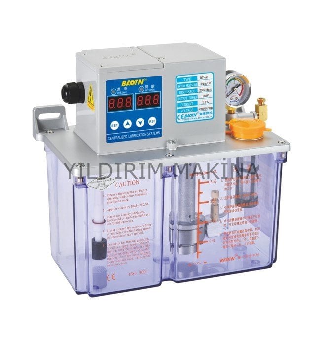 ( 220 V ) 4 LT CNC YAĞLAMA ÜNİTESİ Zaman Ayarlı BT-A14-226