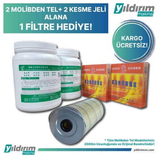 2 Tel, 2 Jel Alana Filtre Hediye!